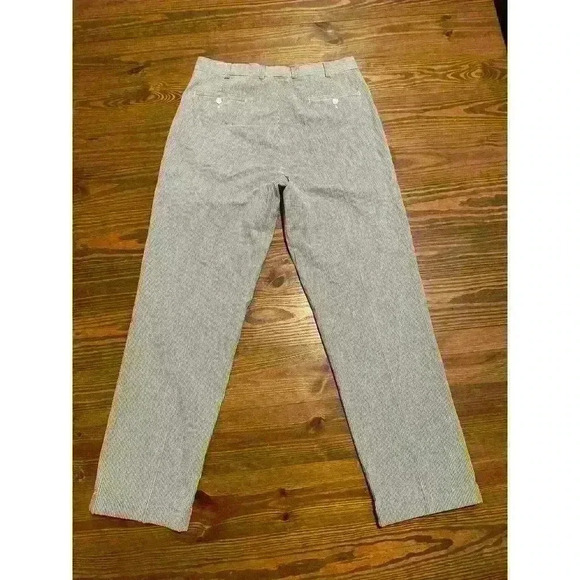 Brooks Brothers Elliot Pinstriped/Seersucker Pleated pants - Picture 8 of 12